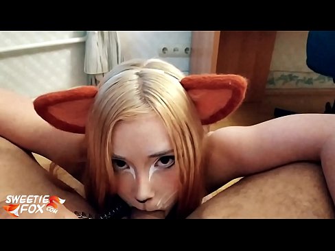 ❤️ Kitsune swallow dick agus cum ina bhéal ❤️❌  Porn fb  linn ☑